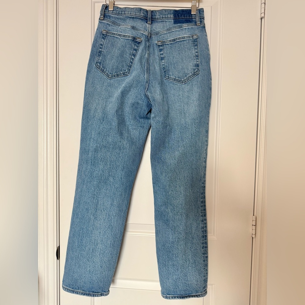 Abercrombie & Fitch The 90s Straight Ultra High Rise Criss Cross Size 29 regular - Picture 9 of 14